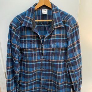 The North Face Men’s Arroyo Flannel Shirt, Size XL, Blue Multi